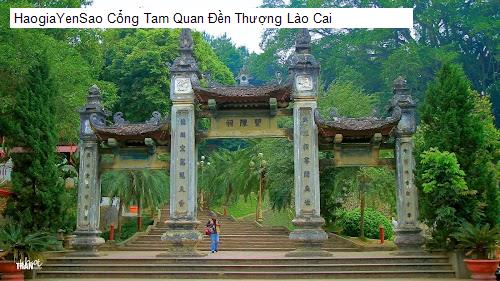 Cổng Tam Quan Đền Thượng Lào Cai